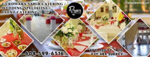 Wedding Specialist, Rana Catering, Surrey, BC