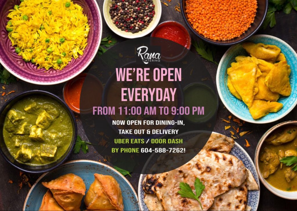 Rana Catering hours, Rana Catering, Order Online, Indian food and Snack, Surrey, BC
