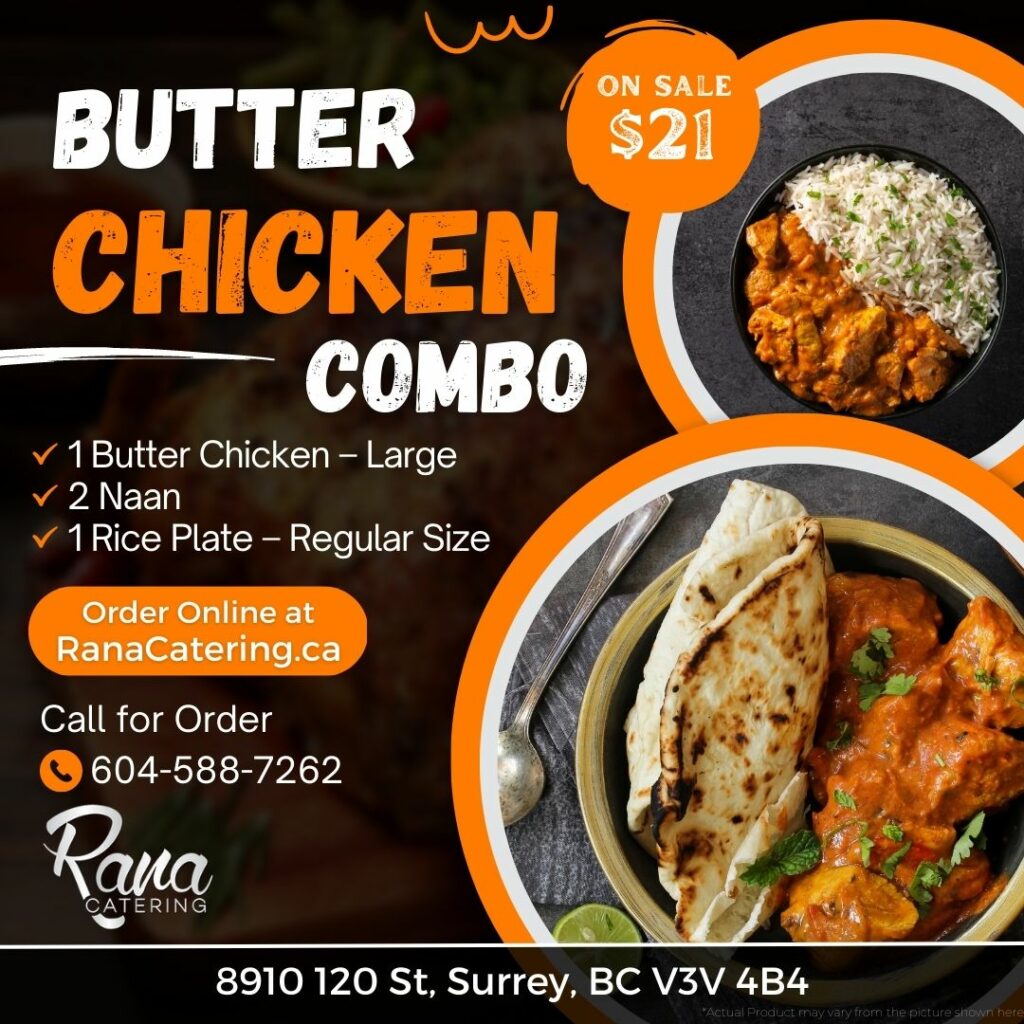 Butter Chicken Combo rana catering