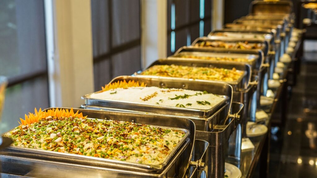 food counters in a function